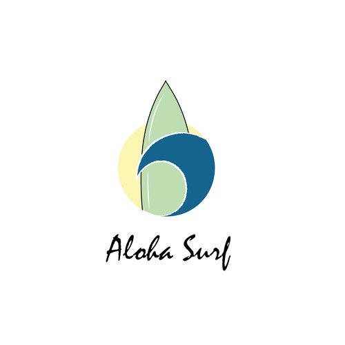 Logo for a surf shop. 