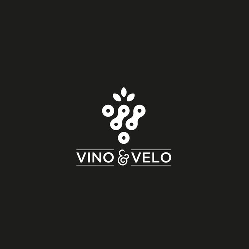 Clean Logo for Cycling Club that also Enjoys Wine!