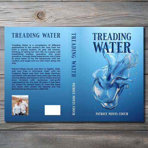 Treading Water Book Cover Design