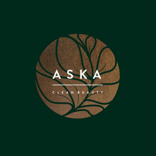 Trendy logo for ASKA - Natural Beauty Shop