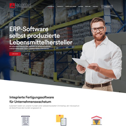ERP Software Web Design