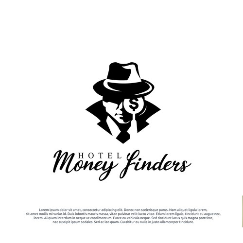 logo concept for money finders
