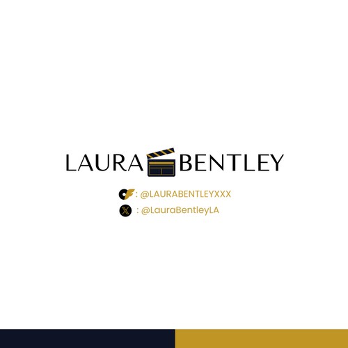 Laura Bentley Logo Design fans logo