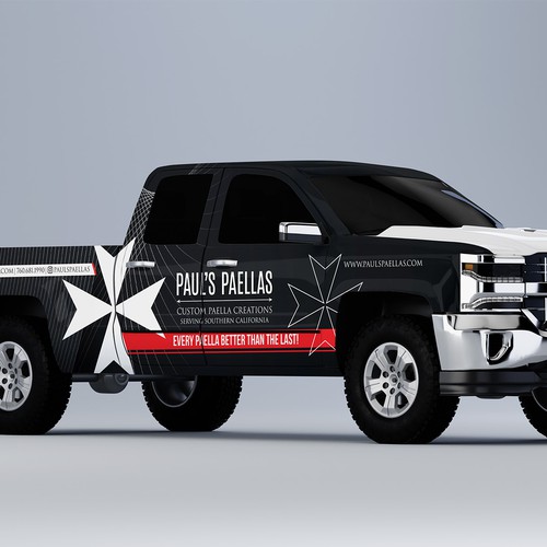 Paul's Paellas Toyota Tundra Full Wrap