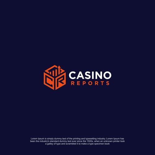 Logo concept for casino report