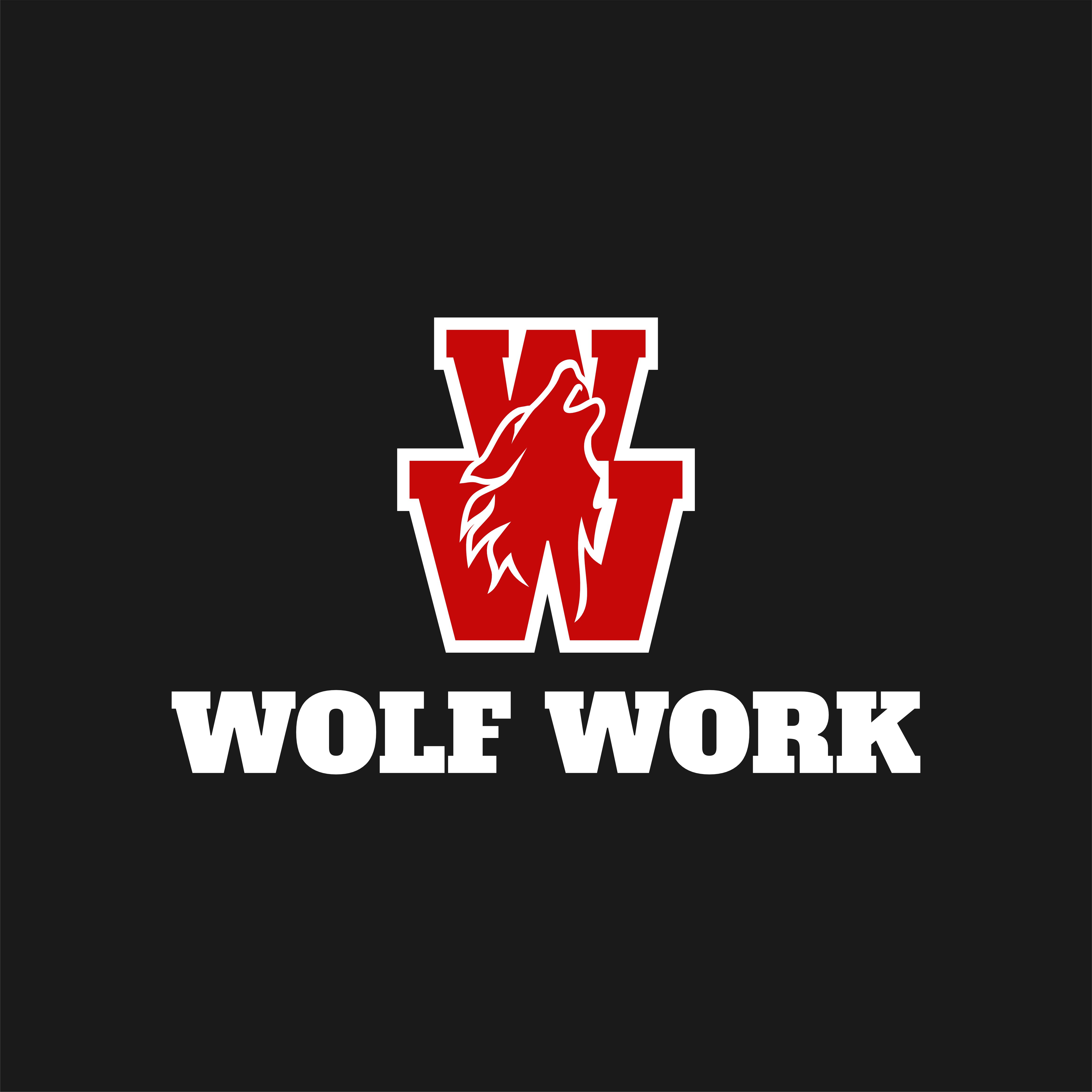 WOLF WORK ,or  WW   its a tactical brand military