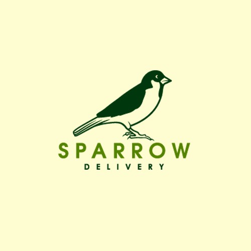 Logo Design for Sparrow Delivery.