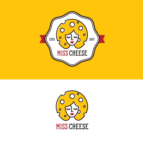 Fun logo for a cheese brand