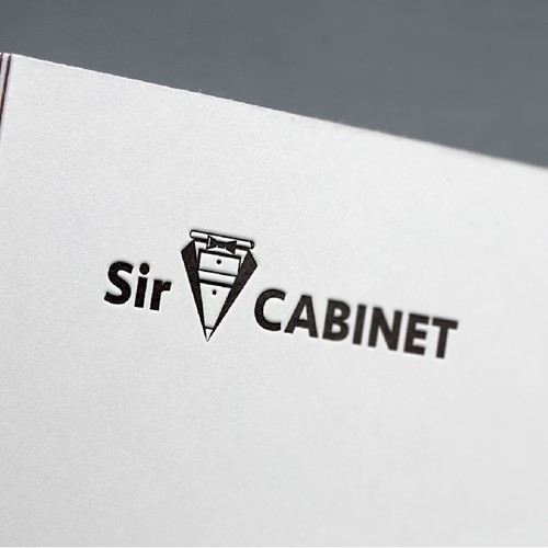 Logo for a kitchen & bath cabinet company