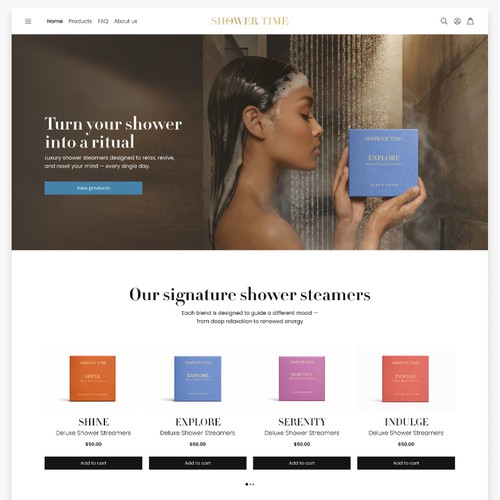 lux website for beauty product