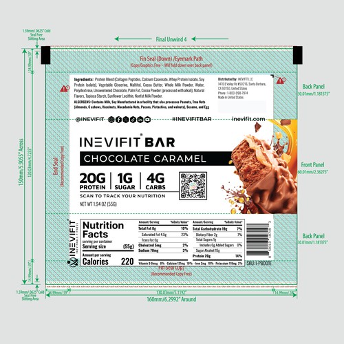 Protein Bar Packaging Design