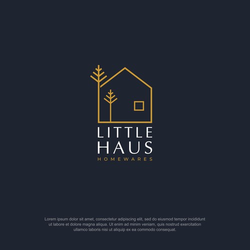 Littel Haus Logo Design