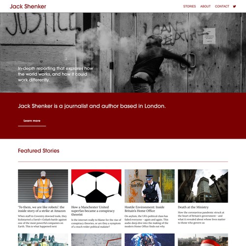 Jack Shenker journalist website
