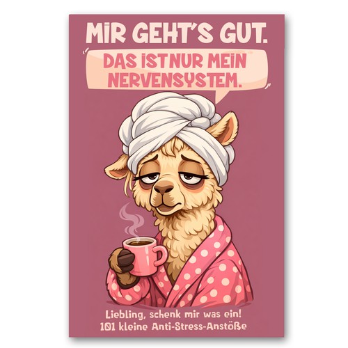 Make Stress Look Funny: Book Cover Design Challenge