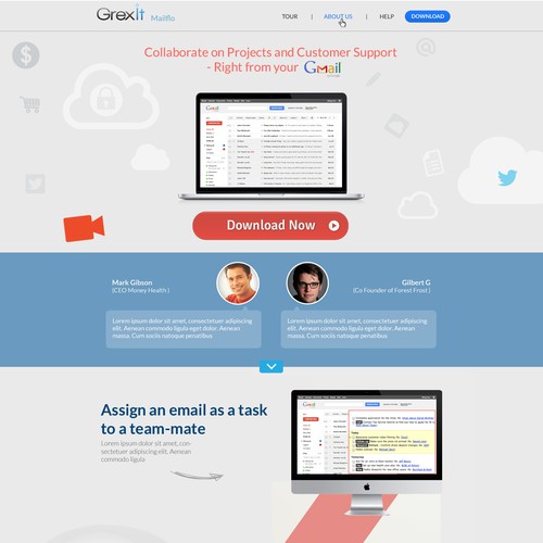 GrexIt, Inc. needs a new landing page