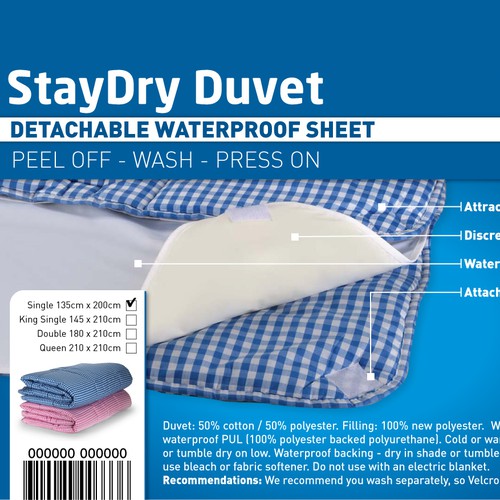 Help Brolly Sheets Ltd with a new product label