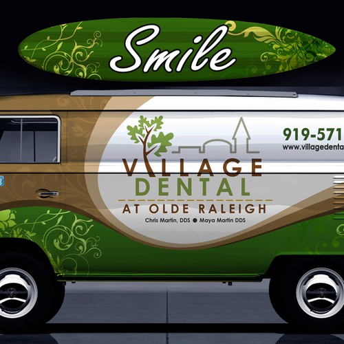 Dental Clinic Van Wrap