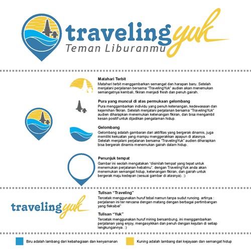 Logo for "travelingyuk.com"