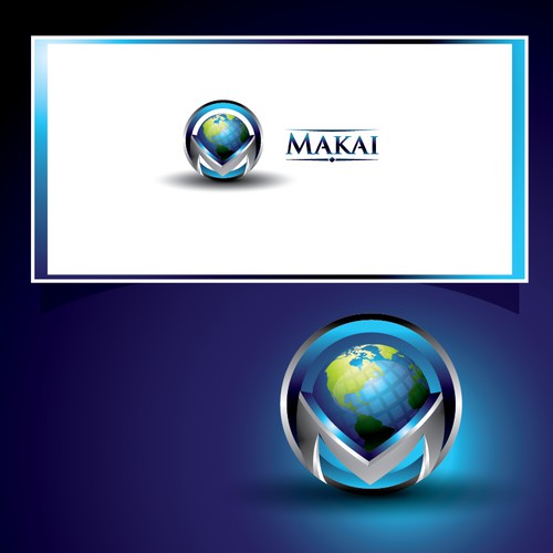 Create a cool logo for Makai's high tech submarine cable software.