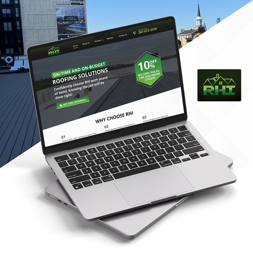 Roofing Website Redesign Wix Studio