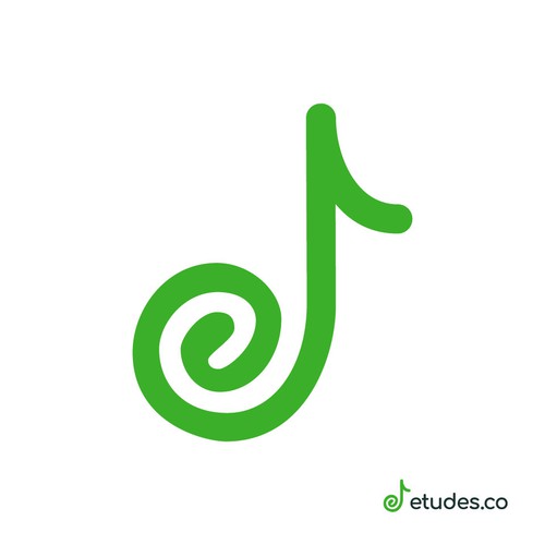 Musical Note + Letter 'e'