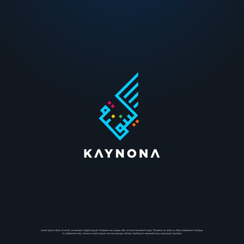 Arabic font style logo for Kaynona