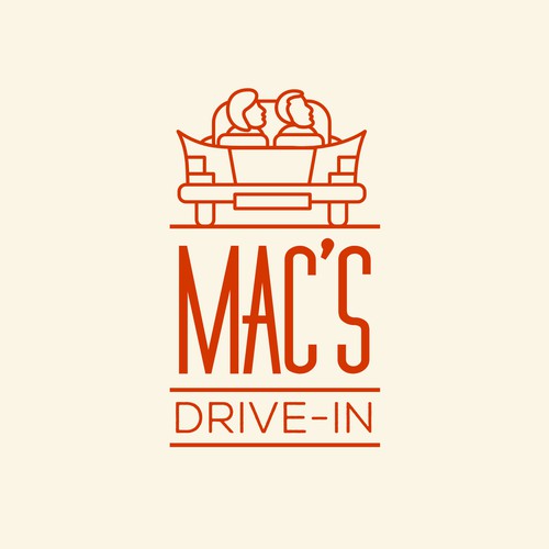 Vintage Drive-In Restaurant Logo ReDesign
