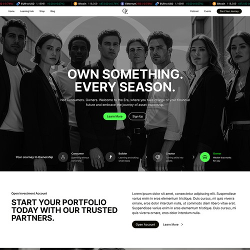 Owner Era – Bold Cultural Wealth Platform