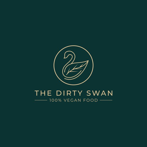 The Dirty Swan Logo Design.