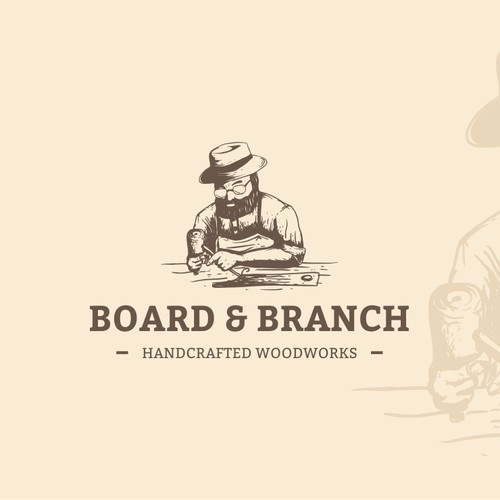 Create a Logo for Board & Branch, a woodworking company focused onsalvaged timber