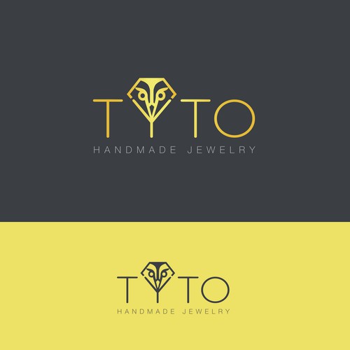 logo concept for a jewelry brand using a tyto-owl