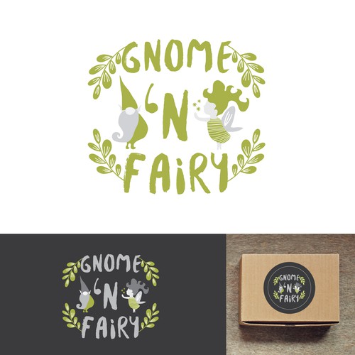 Elegant Fairy Gnome Logo for Gourmet Candy Company