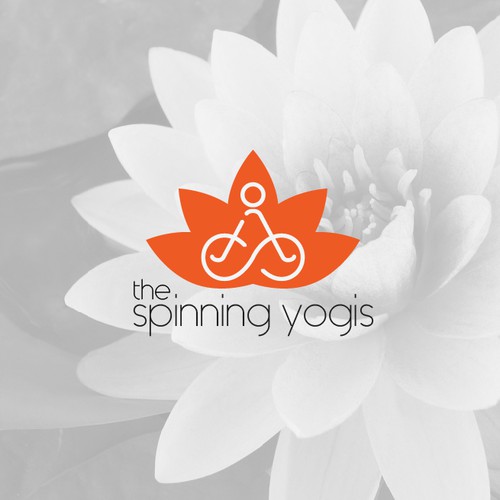 yoga and cycle fitness logo 
