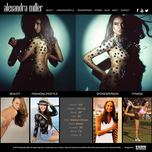 Alexandra Miller Website Design