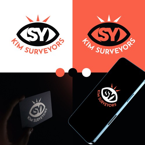 Logo for a surveyor company