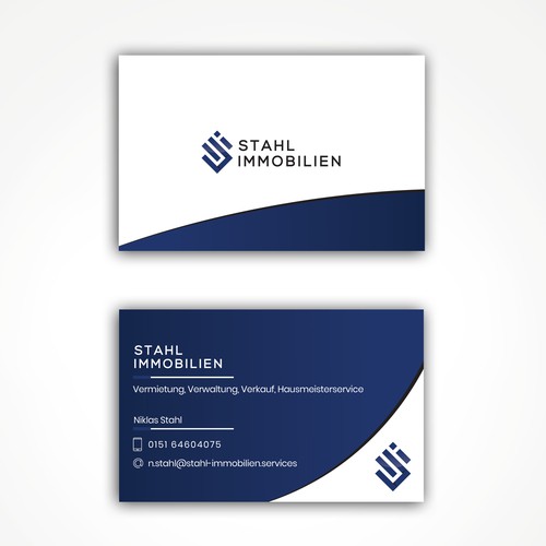 Business Card and Letterhead - Stahl Immobilien