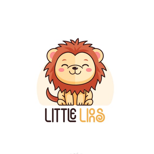 Little Lions Logo - Cute Character Logo
