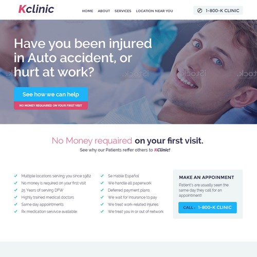 Kclinic WebSite Design.