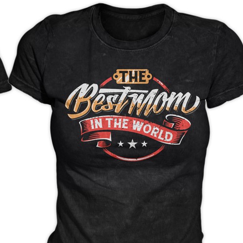 T-Shirt design for the best Mom/Dad of the world.