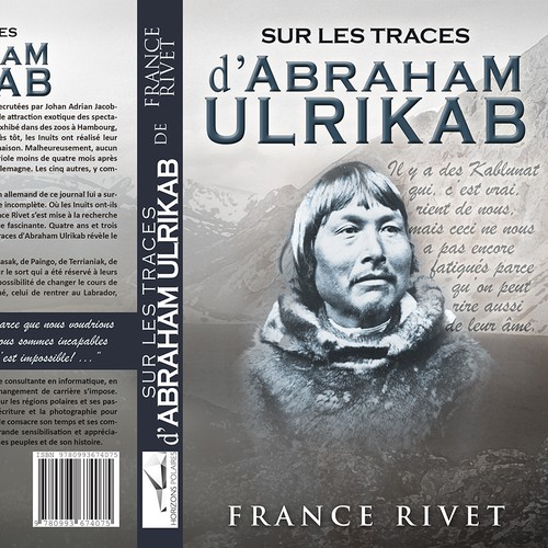 Book cover - True story of eight Inuit who died in Europe in 1880 while being exhibited in zoos