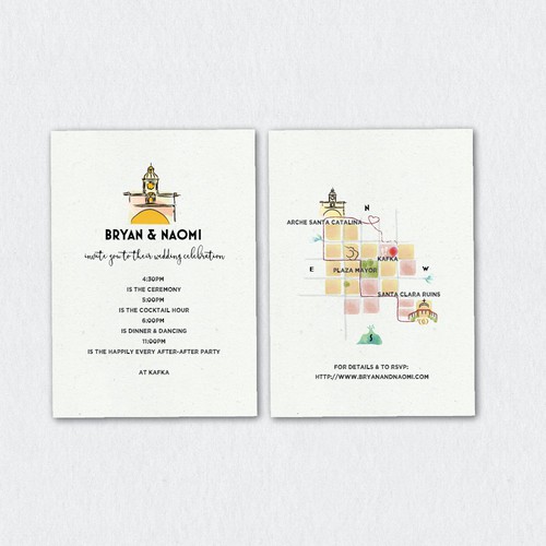 Personalized Wedding Invitation