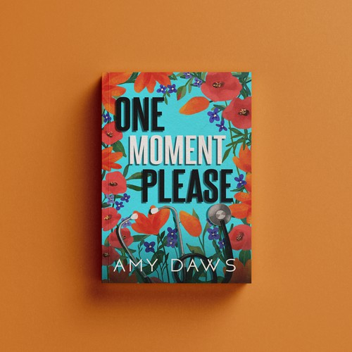 Romance book cover illustration