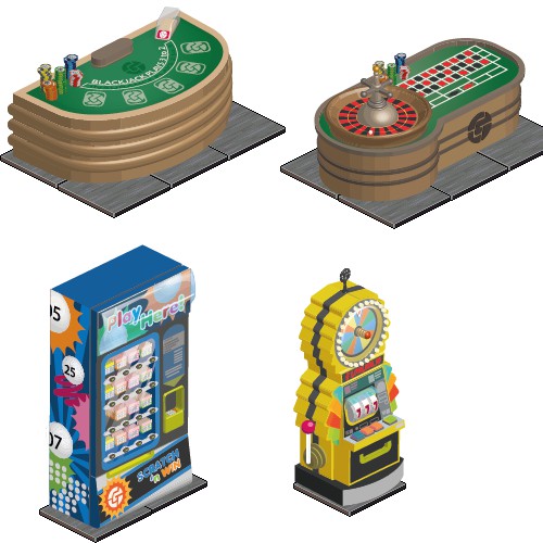 Gamify.com casino props for html5 virtual world