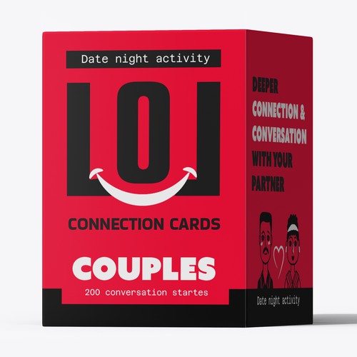 Lol connection card packaging design