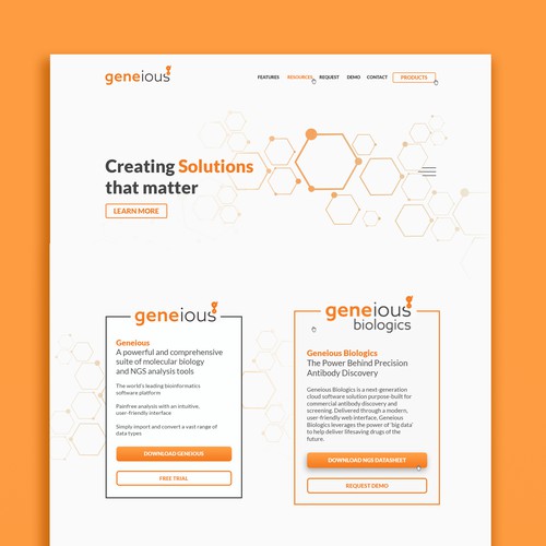 Genious Website Concept