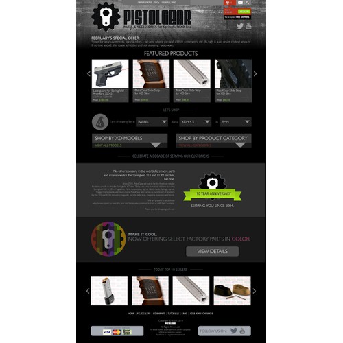 10 year old firearms market leader needs a website refresh: Calling out the Best