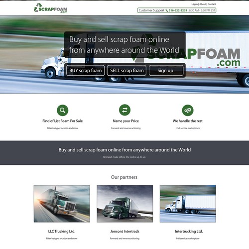 ScrapFoam Website Redesign