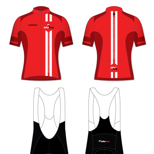 BikeBug cycling kit design