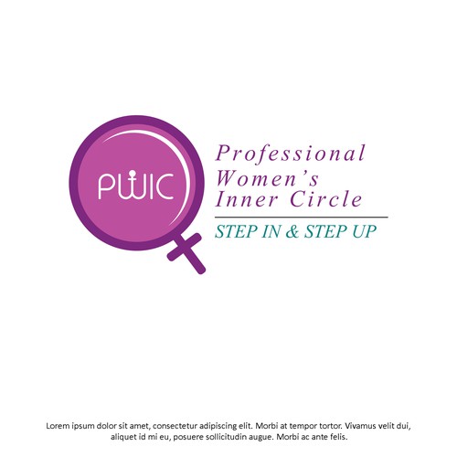 Professional Women's Networking Logo Design