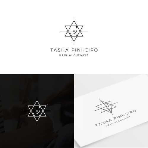 logo for a hairstylist 